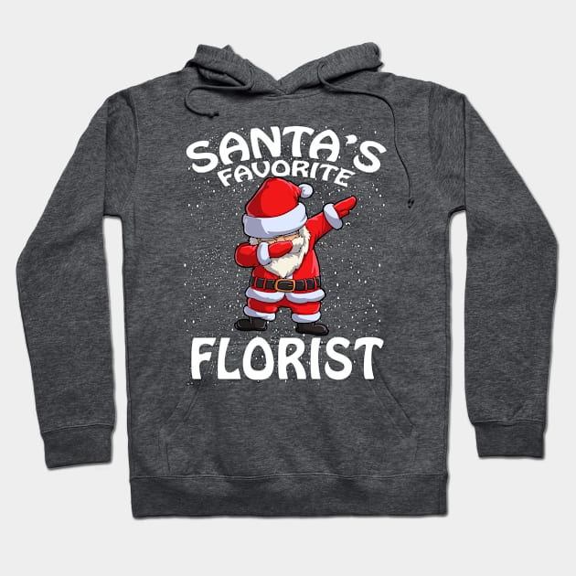 Santas Favorite Florist Christmas Hoodie by intelus